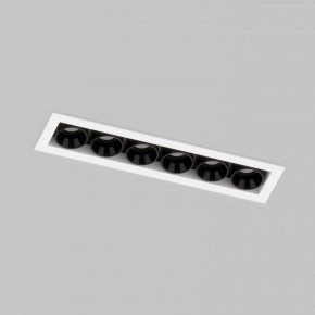 DK2514-WB Встраиваемый светильник SPACE со светодиодом L126mm 220V 10W 38° 4000К IP20 белый/черный алюминий в Салехарде - salekhard.ok-mebel.com | фото 2