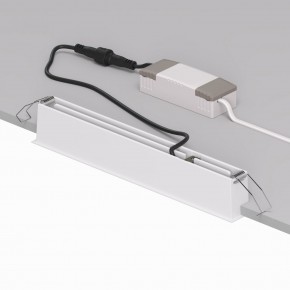 DK2515-WB Встраиваемый светильник SPACE со светодиодом L240mm 220V 20W 38° 4000К IP20 белый/черный алюминий в Салехарде - salekhard.ok-mebel.com | фото 3