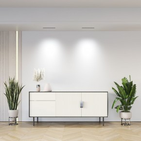 DK2515-WB Встраиваемый светильник SPACE со светодиодом L240mm 220V 20W 38° 4000К IP20 белый/черный алюминий в Салехарде - salekhard.ok-mebel.com | фото 7