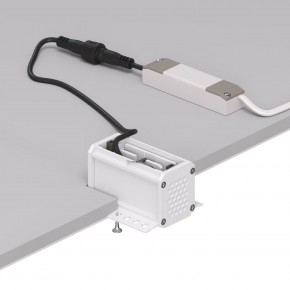 DK2530-WB Встраиваемый светильник SPACE со светодиодом под шпатлевку L69mm 220V 6W 38° 4000К IP20 белый/черный алюминий в Салехарде - salekhard.ok-mebel.com | фото 5