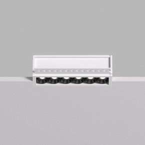 DK2531-WB Встраиваемый светильник SPACE со светодиодом под шпатлевку L126mm 220V 10W 38° 4000К IP20 белый/черный алюминий в Салехарде - salekhard.ok-mebel.com | фото 3