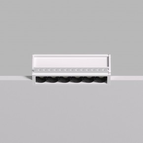 DK2531-WB Встраиваемый светильник SPACE со светодиодом под шпатлевку L126mm 220V 10W 38° 4000К IP20 белый/черный алюминий в Салехарде - salekhard.ok-mebel.com | фото 4
