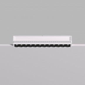 DK2532-WB Встраиваемый светильник SPACE со светодиодом под шпатлевку L240mm 220V 20W 38° 4000К IP20 белый/черный алюминий в Салехарде - salekhard.ok-mebel.com | фото 3