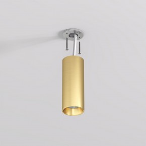 DK2615-SB Накладной светильник SHINE TUBE со светодиодом, D45*H115, IP20, 3000К, 7W, RA?90, сатинированная латунь, алюминий в Салехарде - salekhard.ok-mebel.com | фото 3