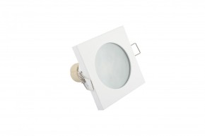 DK3014-WH Встраиваемый светильник влагозащ., IP 44, 50 Вт, GU10, белый, алюминий в Салехарде - salekhard.ok-mebel.com | фото 4
