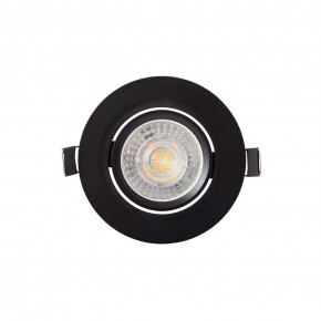 DK3020-BK Встраиваемый светильник, IP 20, 10 Вт, GU5.3, LED, черный, пластик в Салехарде - salekhard.ok-mebel.com | фото