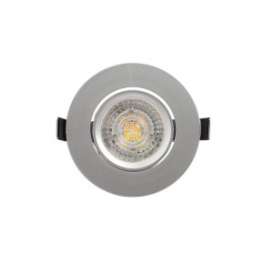 DK3020-CM Встраиваемый светильник, IP 20, 10 Вт, GU5.3, LED, серый, пластик в Салехарде - salekhard.ok-mebel.com | фото 1