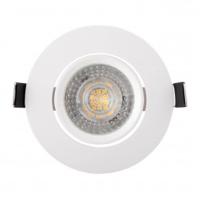 DK3020-WH Встраиваемый светильник, IP 20, 10 Вт, GU5.3, LED, белый, пластик в Салехарде - salekhard.ok-mebel.com | фото