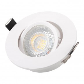 DK3020-WH Встраиваемый светильник, IP 20, 10 Вт, GU5.3, LED, белый, пластик в Салехарде - salekhard.ok-mebel.com | фото 2