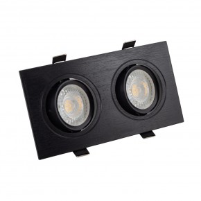 DK3022-BK Встраиваемый светильник, IP 20, 10 Вт, GU5.3, LED, черный, пластик в Салехарде - salekhard.ok-mebel.com | фото