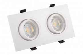DK3022-WH Встраиваемый светильник, IP 20, 10 Вт, GU5.3, LED, белый, пластик в Салехарде - salekhard.ok-mebel.com | фото