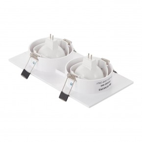 DK3022-WH Встраиваемый светильник, IP 20, 10 Вт, GU5.3, LED, белый, пластик в Салехарде - salekhard.ok-mebel.com | фото 3