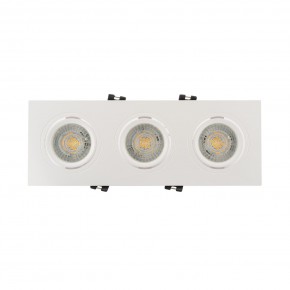 DK3023-WH Встраиваемый светильник, IP 20, 10 Вт, GU5.3, LED, белый, пластик в Салехарде - salekhard.ok-mebel.com | фото