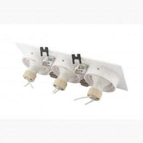 DK3023-WH Встраиваемый светильник, IP 20, 10 Вт, GU5.3, LED, белый, пластик в Салехарде - salekhard.ok-mebel.com | фото 4