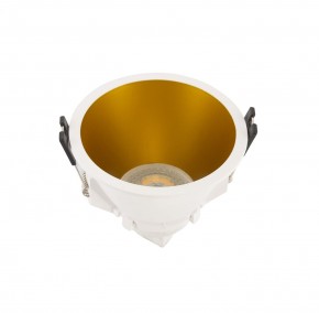 DK3026-WG Встраиваемый светильник, IP 20, 10 Вт, GU5.3, LED, белый/золотой, пластик в Салехарде - salekhard.ok-mebel.com | фото 2