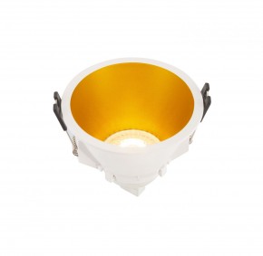 DK3026-WG Встраиваемый светильник, IP 20, 10 Вт, GU5.3, LED, белый/золотой, пластик в Салехарде - salekhard.ok-mebel.com | фото 4
