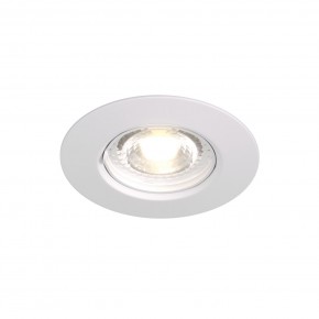 DK3028-WH Встраиваемый светильник, IP 20, 10 Вт, GU5.3, LED, белый, пластик в Салехарде - salekhard.ok-mebel.com | фото 5