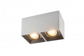 DK3035-WB Светильник накладной IP 20, 10 Вт, GU5.3, LED, белый/черный, пластик в Салехарде - salekhard.ok-mebel.com | фото