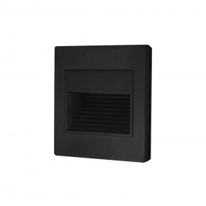 DK3050-BK Светильник встраиваемый в стену, IP 20, LED 3000, 1 Вт, черный пластик в Салехарде - salekhard.ok-mebel.com | фото