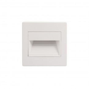 DK3050-WH Светильник встраиваемый в стену, IP 20, LED 3000, 1 Вт, белый, пластик в Салехарде - salekhard.ok-mebel.com | фото 3