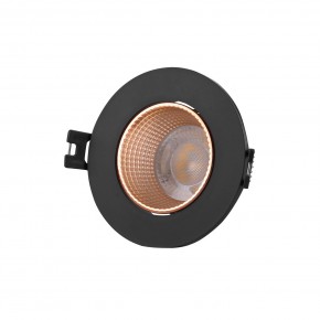 DK3061-BBR Встраиваемый светильник, IP 20, 10 Вт, GU5.3, LED, черный/бронзовый, пластик в Салехарде - salekhard.ok-mebel.com | фото