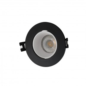 DK3061-BK+WH Встраиваемый светильник, IP 20, 10 Вт, GU5.3, LED, черный/белый, пластик в Салехарде - salekhard.ok-mebel.com | фото
