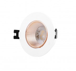 DK3061-WBR Встраиваемый светильник, IP 20, 10 Вт, GU5.3, LED, белый/бронзовый, пластик в Салехарде - salekhard.ok-mebel.com | фото