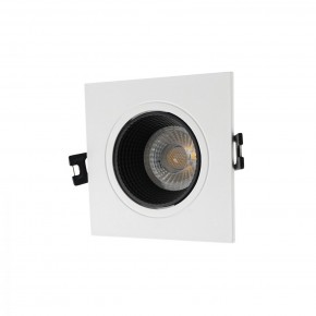 DK3071-WH+BK Встраиваемый светильник, IP 20, 10 Вт, GU5.3, LED, белый/черный, пластик в Салехарде - salekhard.ok-mebel.com | фото