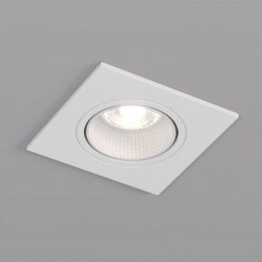 DK3071-WH Встраиваемый светильник, IP 20, 10 Вт, GU5.3, LED, белый/белый, пластик в Салехарде - salekhard.ok-mebel.com | фото