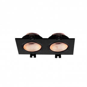 DK3072-BBR Встраиваемый светильник, IP 20, 10 Вт, GU5.3, LED, черный/бронзовый, пластик в Салехарде - salekhard.ok-mebel.com | фото 2