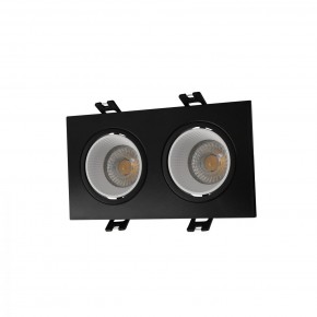 DK3072-BK+WH Встраиваемый светильник, IP 20, 10 Вт, GU5.3, LED, черный/белый, пластик в Салехарде - salekhard.ok-mebel.com | фото