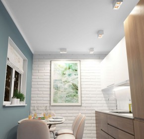 DK3085-WH+BR Светильник накладной IP 20, 10 Вт, GU5.3, LED, белый/бронзовый, пластик в Салехарде - salekhard.ok-mebel.com | фото 2