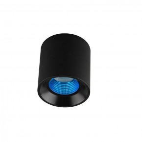 DK3090-BK+CY Светильник накладной IP 20, 10 Вт, GU5.3, LED, черный/голубой, пластик в Салехарде - salekhard.ok-mebel.com | фото