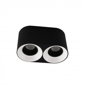 DK3096-BW+BK Светильник накладной IP 20, 10 Вт, GU5.3, LED, черно-белый/черный, пластик в Салехарде - salekhard.ok-mebel.com | фото