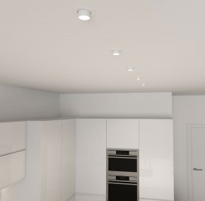DK3120-WH Встраиваемый светильник, IP20, до 15 Вт, LED, GU5,3, белый, пластик в Салехарде - salekhard.ok-mebel.com | фото 6