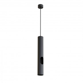 DK4045-BK Подвесной светильник, с декоративным вырезом, IP 20, до 15 Вт, LED, GU10, черный, алюминий в Салехарде - salekhard.ok-mebel.com | фото