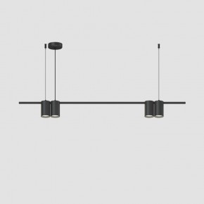 DK4061-BK Подвесной светильник ORBIT, IP20, 4xGU10 LED до 15 Вт, черный матовый, алюминий в Салехарде - salekhard.ok-mebel.com | фото