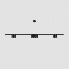 DK4063-BK Подвесной светильник ORBIT, IP20, 7xGU10 LED до 15 Вт, черный матовый, алюминий в Салехарде - salekhard.ok-mebel.com | фото 2