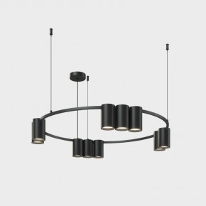 DK4065-BK Подвесной светильник ORBIT, IP20, 10xGU10 LED до 15 Вт, черный матовый, алюминий в Салехарде - salekhard.ok-mebel.com | фото
