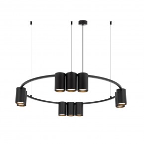 DK4065-BK Подвесной светильник ORBIT, IP20, 10xGU10 LED до 15 Вт, черный матовый, алюминий в Салехарде - salekhard.ok-mebel.com | фото 3
