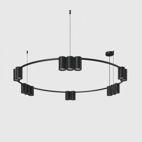 DK4067-BK Подвесной светильник ORBIT, IP20, 15xGU10 LED до 15 Вт, черный матовый, алюминий в Салехарде - salekhard.ok-mebel.com | фото 2