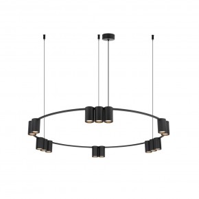 DK4067-BK Подвесной светильник ORBIT, IP20, 15xGU10 LED до 15 Вт, черный матовый, алюминий в Салехарде - salekhard.ok-mebel.com | фото 3