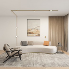 DK5072-SB Бра SHINE WALL со светодиодом, D104*H68, IP20, 3000К, 3W, RA?90, сатинированная латунь, алюминий в Салехарде - salekhard.ok-mebel.com | фото 5