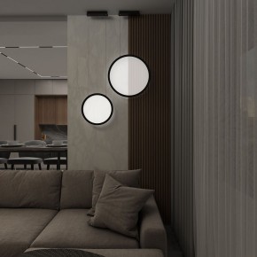 DK6606-BK Подвесной вертикальный светильник Veil со светодиодом H1700 d600 220V 48W 3000-6000K IP20 черный алюминий в Салехарде - salekhard.ok-mebel.com | фото 7
