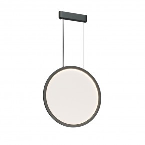 DK6606-BK Подвесной вертикальный светильник Veil со светодиодом H1700 d600 220V 48W 3000-6000K IP20 черный алюминий в Салехарде - salekhard.ok-mebel.com | фото 5