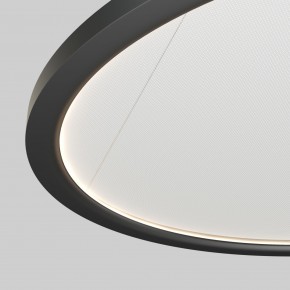 DK6616-BK Подвесной горизонтальный светильник Veil со светодиодом H900 d600 220V 48W 3000-6000K IP20 черный алюминий в Салехарде - salekhard.ok-mebel.com | фото 3