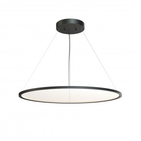 DK6620-BK Подвесной горизонтальный светильник Veil со светодиодом H900 d1000 220V 82W 3000-6000K IP20 черный алюминий в Салехарде - salekhard.ok-mebel.com | фото 4