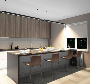 DK9154-BK Линейный светильник 42W 1500mm 4000K, черный в Салехарде - salekhard.ok-mebel.com | фото 5