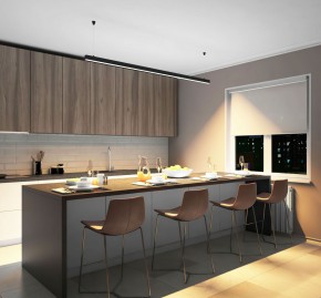 DK9203-BK Линейный светильник 52W 2000mm 3000K, черный в Салехарде - salekhard.ok-mebel.com | фото 5