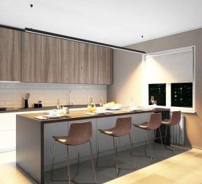 DK9303-BK Линейный светильник 72W 3000mm 3000K, черный в Салехарде - salekhard.ok-mebel.com | фото 5